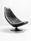 Black Leather F585 Swivel Lounge Chair by Geoffrey Harcourt for Artifort, 1970s, Image 1