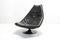 Black Leather F585 Swivel Lounge Chair by Geoffrey Harcourt for Artifort, 1970s, Image 3