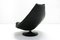 Fauteuil Pivotant F585 en Cuir Noir par Geoffrey Harcourt pour Artifort, 1970s 5