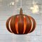 Scandinavian Ufo Mushroom Pendant Lamp in Wood Veneer, 1970s, Image 2