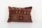 Turkish Tribal Organic Wool Oushak Outdoor Rug Cushion Covers in Brick Red, 2010s 1