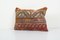 Lumbar Rug Cushion Cover in Faded Brick Red, 2010s 2