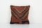 Vintage Turkish Ethnic Pastel Yastik Oushak Rug Cushion Cover, 2010s 1