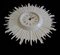 Vintage German Sunburst Wall Clock from Hutschenreuther, 1970s, Image 2