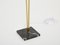 Italian Brass and Opaline Glass Floor Lamp Marble Base from Stilnovo, 1960s, Image 10