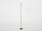 Italian Brass and Opaline Glass Floor Lamp Marble Base from Stilnovo, 1960s 8