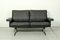Mid-Century Black Leather Model DS31 2-Seat Sofa by De Sede, 1970s, Image 9