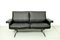 Mid-Century Black Leather Model DS31 2-Seat Sofa by De Sede, 1970s 13