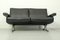 Mid-Century Black Leather Model DS31 2-Seat Sofa by De Sede, 1970s, Image 10