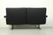 Mid-Century Black Leather Model DS31 2-Seat Sofa by De Sede, 1970s, Image 14