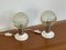 Type 2022 Bedside Lamps with Ball-Shaped Glass Shades, DDR, 1960s, Set of 2 1