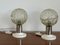 Type 2022 Bedside Lamps with Ball-Shaped Glass Shades, DDR, 1960s, Set of 2 2