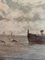 Adolphe Appian, Pêcheurs en mer, Oil on Wood, Framed 5