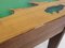 Tavolino da caffè vintage in resina epossidica e quercia, anni '70, Immagine 3