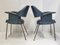 Mid-Century Italian Chairs in Steel & Synthetic Fabric, 1950s, Set of 2 8