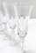 French Baccarat Crystal Champagne Coupes, 1970s, Set of 8 4