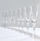 French Baccarat Crystal Champagne Coupes, 1970s, Set of 8 3