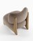 Modern Tobo Armchair in Fabric and Oak Wood by Collector Studio 2