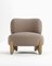 Fauteuil Tobo Moderne en Tissu et Bois de Chêne par Collector Studio 1