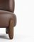 Moderner Tobo Sessel aus Leder & Eiche von Collector Studio 2