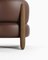 Modern Tobo Armchair in Leather and Oak by Collector Studio 3