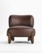 Modern Tobo Armchair in Leather and Oak by Collector Studio, Image 1