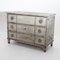 3-Drawer Chest of Drawers with Green Frame, 1800s 1