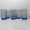 Blue Drinking Glasses, Japan, 1940s, Set of 6 8