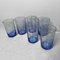 Blue Drinking Glasses, Japan, 1940s, Set of 6, Image 6