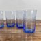 Blue Drinking Glasses, Japan, 1940s, Set of 6 14