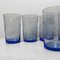 Blue Drinking Glasses, Japan, 1940s, Set of 6, Image 3