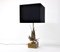 Exotic Flower Table Lamp in Brass 1