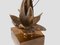 Exotic Flower Table Lamp in Brass 4