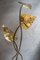 Leaf-Shaped Floor Lamp in Brass attributed to Tommaso Barbi, Italy, 1970 5