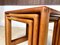 Brutalist Danish Teak Nesting Tables from Dyrlund, 1970s, Set of 3 13