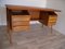 Mid-Century Danish Teak Desk by Gunnar Nielsen Tibergaard for Tibergaard, 1950s, Image 12