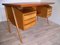 Mid-Century Danish Teak Desk by Gunnar Nielsen Tibergaard for Tibergaard, 1950s, Image 1