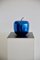 Leuchtend blaue Apfel Eiskübel Skulptur von Ettore Sottsass, Italien, 1953 3