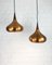 Danish Copper Orient Pendant Lamps by Jo Hammerborg for Fog & Mørup, 1960s, Set of 2, Image 2