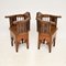 Antique Inlaid Syrian Damascus Armchairs, 1910s, Set of 2 4