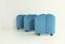 PS142 Armchair in Blue Nubuck Leather by Eugenio Gerli for Tecno, 1960s 10