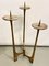 Brutalistic Bronze Candleholder from Harjes 1