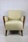 Fauteuil Loop Art Déco Beige, 1960s 2