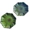 Platos de porcelana esmaltada en verde para colgar de Inthai Barcelona. Juego de 2, Imagen 9