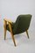 Olive Boucle Armchair attributed to Joseph Chierowski, 1970s, Image 7