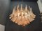 Large Pink Murano Glass Feather Chandelier by La Murrina, 1980s 11