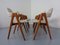 Compass Chairs in Teak by Kai Kristiansen for Sva Mobler, 1960s, Set of 6 12