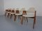 Compass Chairs in Teak by Kai Kristiansen for Sva Mobler, 1960s, Set of 6 6