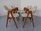 Compass Chairs in Teak by Kai Kristiansen for Sva Mobler, 1960s, Set of 6 11