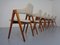 Compass Chairs in Teak by Kai Kristiansen for Sva Mobler, 1960s, Set of 6 10
